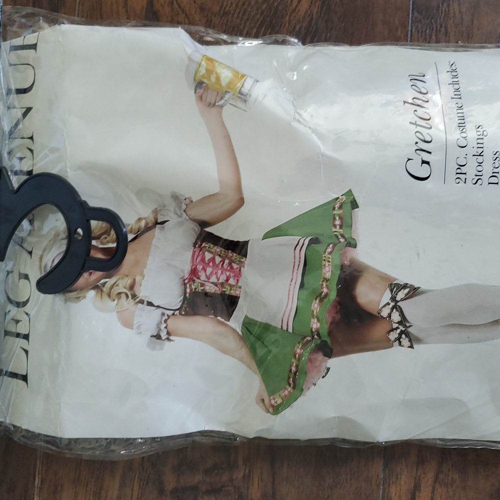 Leg Avenue Green and White Costume Dress Only